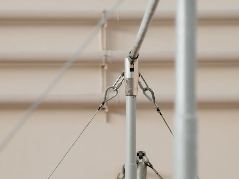 Detailed view of training equipment in a minimal setting